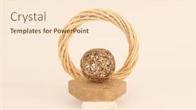  Presentation with wood gray - Slide deck featuring gold-stones-platform-podium-wood background and a lemonade colored foreground