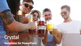  Presentation with out of africa sumatra - Presentation having gold talking - group of friends hanging background and a tawny brown colored foreground