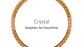  Presentation with gold frame - Amazing PPT theme having gold-vintage-frame-isolated backdrop and a white colored foreground