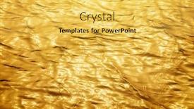  Presentation with gold design - Audience pleasing slide deck consisting of gold-wave-texture-nature-design backdrop and a yellow colored foreground