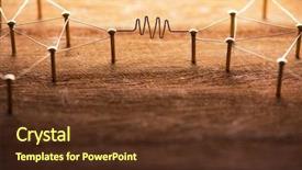  Presentation with internet communication - Cool new presentation with gold wire with wave backdrop and a tawny brown colored foreground