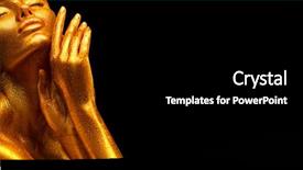  Presentation with black art - Colorful slides enhanced with gold woman skin beauty fashion backdrop and a black colored foreground