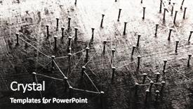  Presentation with internet communication - Audience pleasing presentation theme consisting of boundary layers - linking entities network networking social backdrop and a dark gray colored foreground