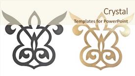  Presentation with art deco - Cool new theme with golden and black collection backdrop and a cream colored foreground