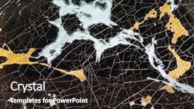  Presentation with awards banquet black and gold - Cool new PPT layouts with golden and black crackle texture backdrop and a wine colored foreground