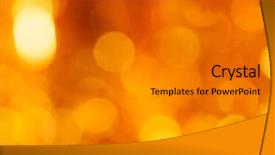  Presentation with golden yellow - Colorful theme enhanced with golden and yellow circle background backdrop and a gray colored foreground