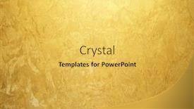  Presentation with element - Colorful PPT theme enhanced with golden-background-texture-element backdrop and a yellow colored foreground