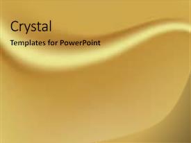 Golden Background With A Fold PPT template 35 | CrystalGraphics
