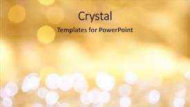  Presentation with party - Colorful presentation theme enhanced with golden background backdrop and a yellow colored foreground