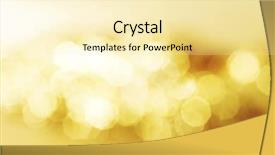  Presentation with gold bokeh - Cool new presentation design with golden bokeh background close up backdrop and a blonde colored foreground