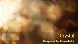  Presentation with golden christmas - Presentation design consisting of golden bokeh background for christmas background and a tawny brown colored foreground