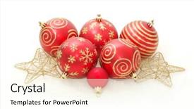  Presentation with white christmas - Amazing slides having golden border - christmas decoration over white background backdrop and a cream colored foreground