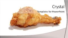 Presentation with food chicken - Presentation consisting of enjoyed around the world background and a white colored foreground