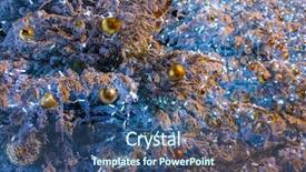  Presentation with golden lights - Cool new presentation with photography close up of decorated backdrop and a ocean colored foreground