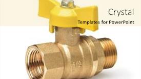  Presentation with butterfly - Beautiful PPT theme featuring golden-butterfly-handle-gas-ball backdrop and a yellow colored foreground