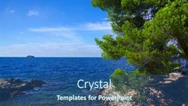  Presentation with golden - Amazing PPT layouts having golden-cape-forest-park-zlatni backdrop and a ocean colored foreground