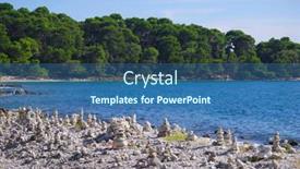  Presentation with croatia - Slide deck consisting of golden-cape-forest-park-zlatni background and a ocean colored foreground