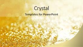  Presentation with luxury golden texture - Presentation theme consisting of golden christmas bright glittering texture background and a blonde colored foreground