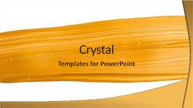  Presentation with brush stroke - Presentation enhanced with golden christmas brush stroke paint background and a gold colored foreground