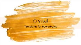  Presentation with brush stroke - Colorful PPT layouts enhanced with golden christmas brush stroke paint backdrop and a gold colored foreground