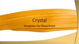  Presentation with brush stroke - Amazing slide set having golden christmas brush stroke paint backdrop and a gold colored foreground