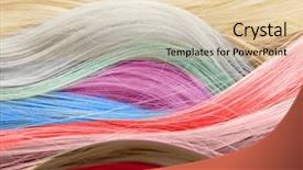  Presentation with hair color - Slide deck featuring golden color - colorful hair background hairstyles background and a lemonade colored foreground