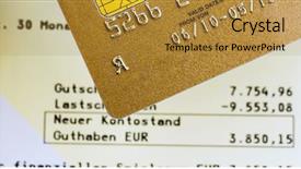  Presentation with cashless - Presentation design enhanced with big dog on riverside background and a soft green colored foreground