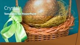  Presentation with easter basket - 