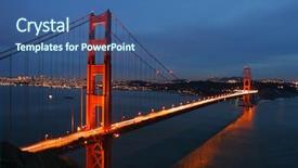  Presentation with san francisco - Amazing slides having  backdrop and a  colored foreground