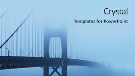  Presentation with fog - Cool new presentation theme with golden gate for fog backdrop and a light blue colored foreground
