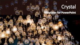  Presentation with golden light - Presentation theme enhanced with golden globe - decorative antique edison style light background and a wine colored foreground