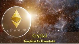  Presentation with sun - Cool new slide deck with golden globe - ethereum with rising sun behind backdrop and a tawny brown colored foreground