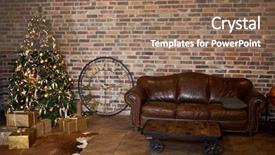  Presentation with red leather cricket ball hitting - Beautiful presentation featuring golden globe - interior of room with leather backdrop and a coral colored foreground