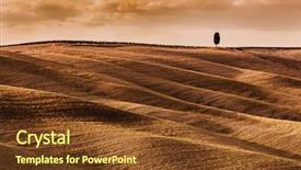  Presentation with sugarcane fields mountains landscape nature - Colorful presentation enhanced with golden hills and valleys nostalgic backdrop and a tawny brown colored foreground