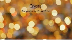  Presentation with golden lights - Amazing PPT theme having golden holiday bokeh lights background backdrop and a  colored foreground
