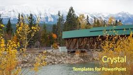  Presentation with british columbia - PPT layouts enhanced with golden in british columbia background and a tawny brown colored foreground