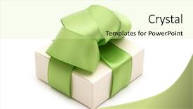  Presentation with fancy - Amazing theme having golden jubilee - one fancy gift box backdrop and a  colored foreground