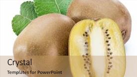  Presentation with medicina tradicional chinesa chinese herb - PPT theme enhanced with golden kiwi fruits or chinese background and a yellow colored foreground