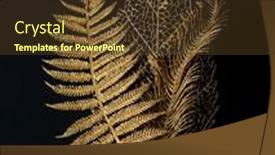  Presentation with awards banquet black and gold - Colorful slide set enhanced with golden-leaf-golden-leaves backdrop and a tawny brown colored foreground