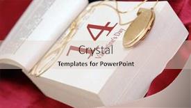  Presentation with page - Cool new theme with golden-locket-put-on-calendar backdrop and a lemonade colored foreground