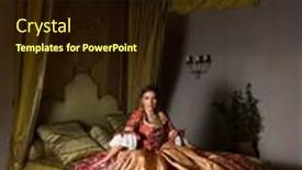  Presentation with medieval - Presentation consisting of golden-medieval-bedroom-with-beautiful background and a wine colored foreground