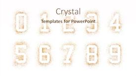  Presentation with golden numbers - Presentation with golden-numbers-made-of-glitter background and a cream colored foreground