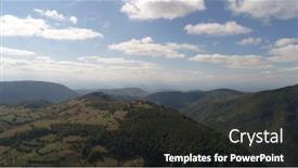  Presentation with golden yellow - Presentation theme featuring golden-or-yellow-leaves background and a dark gray colored foreground
