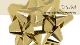  Presentation with ornament - Presentation with golden ornament - isolated background and a yellow colored foreground