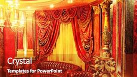  Presentation with golden palace - Audience pleasing presentation consisting of golden palace - photo of a luxurious interior backdrop and a  colored foreground