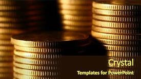  Presentation with piles - Beautiful presentation featuring golden piles of coins backdrop and a wine colored foreground