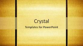  Presentation with metallic - Presentation with golden plate background and a blonde colored foreground