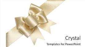  Presentation with white gold birthday - Beautiful theme featuring golden ribbon bow isolated backdrop and a white colored foreground