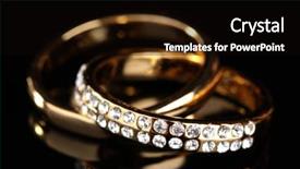  Presentation with gold black - Cool new presentation theme with golden ring on black backdrop and a black colored foreground