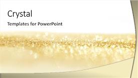  Presentation with golden lights - Cool new PPT theme with golden shiny holidays lights background backdrop and a  colored foreground